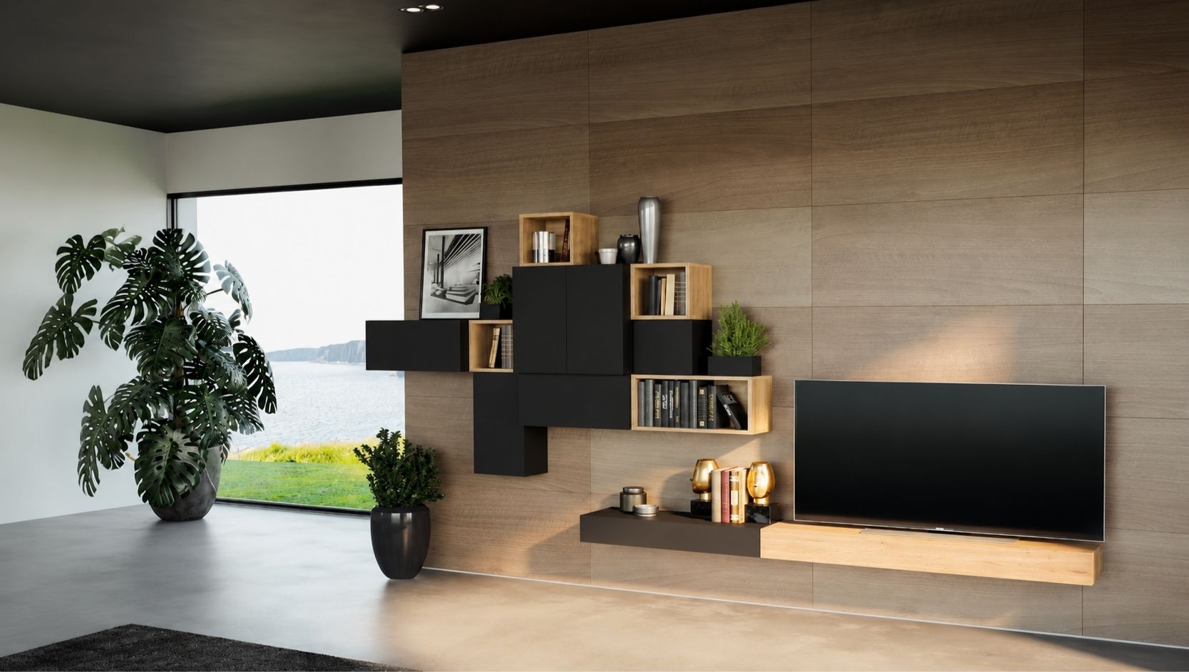 Meuble TV suspendu